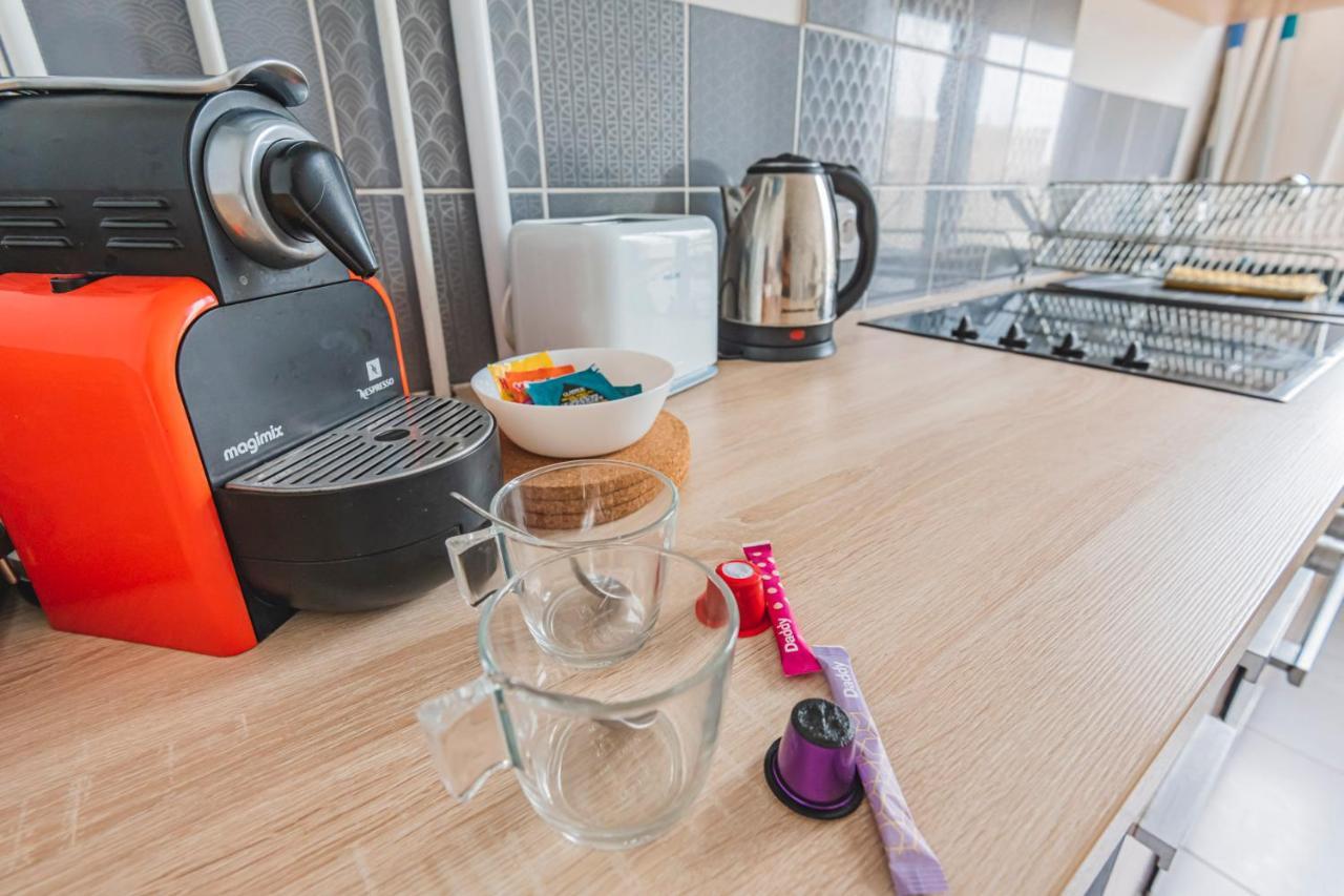 Appartement Le Clair Logis, gare centre à Reims Extérieur photo