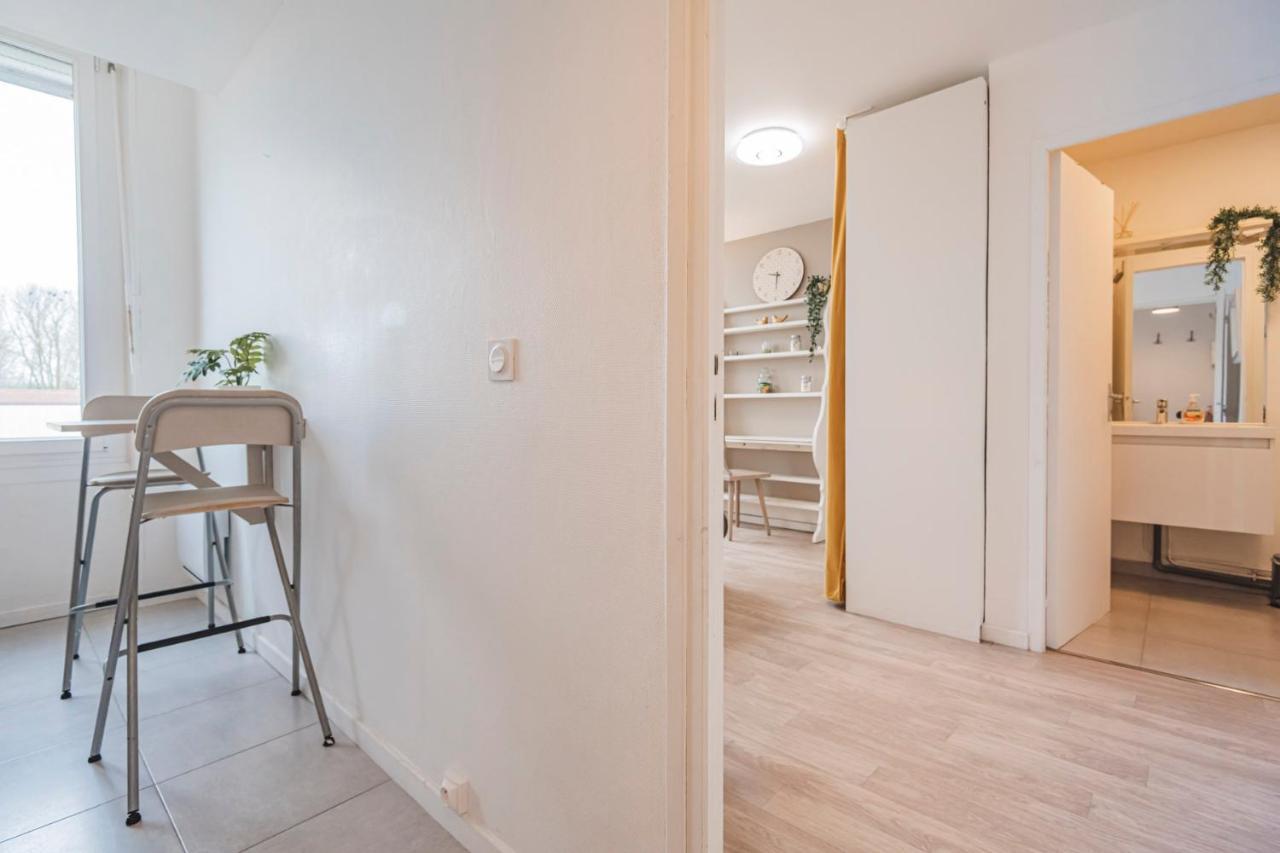 Appartement Le Clair Logis, gare centre à Reims Extérieur photo