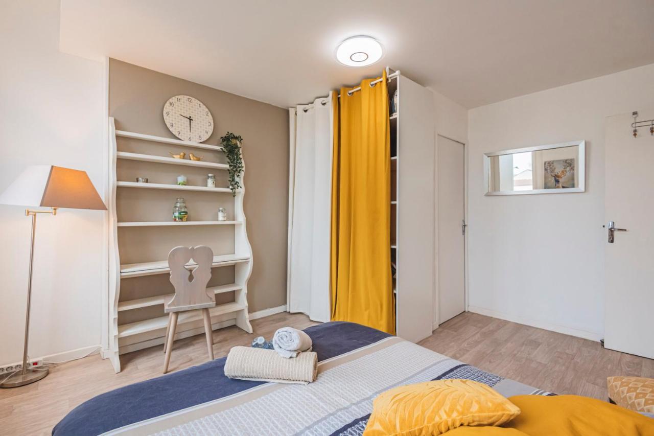 Appartement Le Clair Logis, gare centre à Reims Extérieur photo